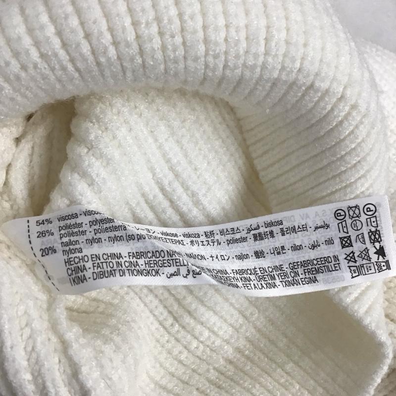 ザラ ZARA ニット、セーター 長袖 M 無地 白 / ホワイト /  レディース USED 古着 中古 10138154