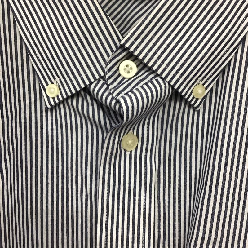 デボンジョーンズ Devon & Jones シャツ、ブラウス 長袖 長袖シャツ ストライプシャツ カラーシャツ ボタンダウンシャツ XXL ストライプ 白 / ホワイト / X 紺 / ネイビー /  メンズ USED 古着 中古 10137085