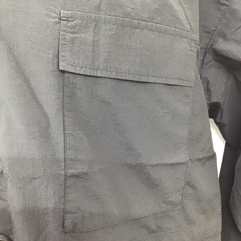 ハレ HARE シャツ、ブラウス 長袖 ha020174tr サファリシャツ FREE 無地 黒 / ブラック /  メンズ USED 古着 中古 10123339