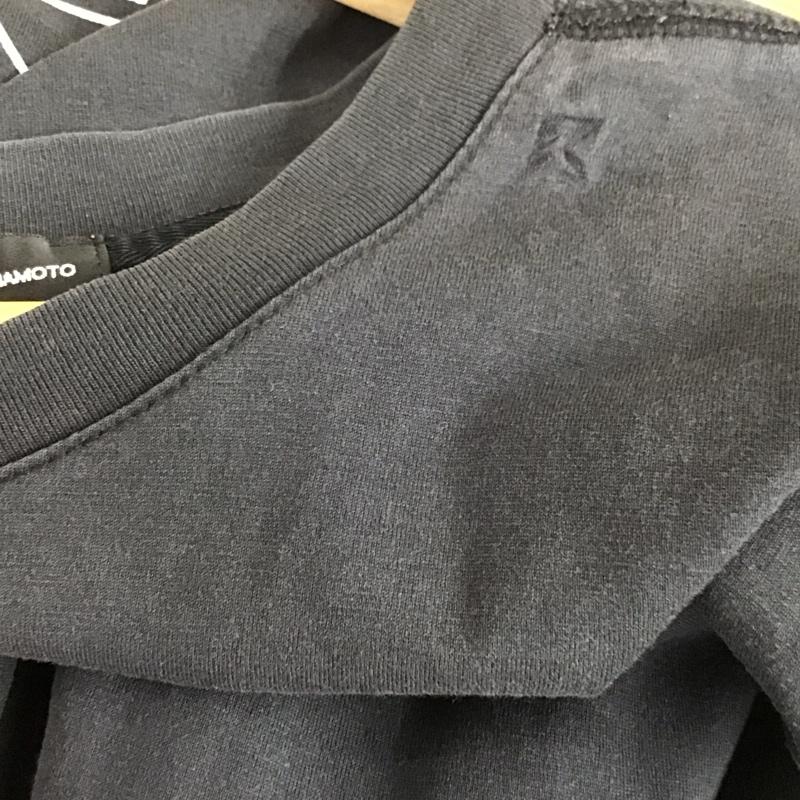 ワイスリー Y-3 Tシャツ 半袖 半袖カットソー プリントTシャツ クルーネックカットソー M 無地 ダークグレー / ダークグレー /  メンズ USED 古着 中古 10151008