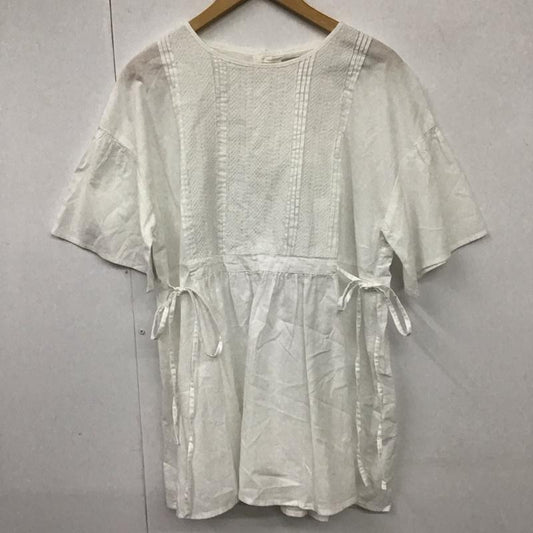 サマンサモスモス Samansa Mos2 シャツ、ブラウス 半袖 レース チュニック ブラウス KOW-1710940 FREE 無地 白 / ホワイト /  レディース USED 古着 中古 10130870
