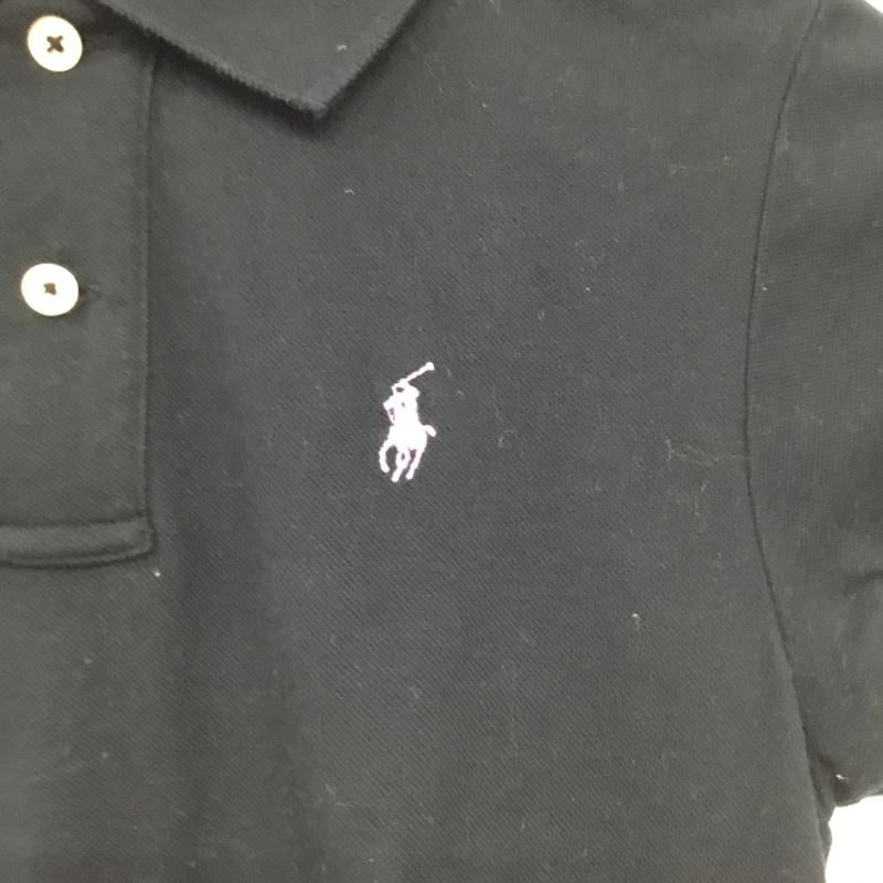 ラルフローレン RALPHLAUREN ポロシャツ 半袖 3132-4270 キッズ 160cm 160cm ワンポイント 黒 / ブラック /  ガールズ USED 古着 中古 10144694