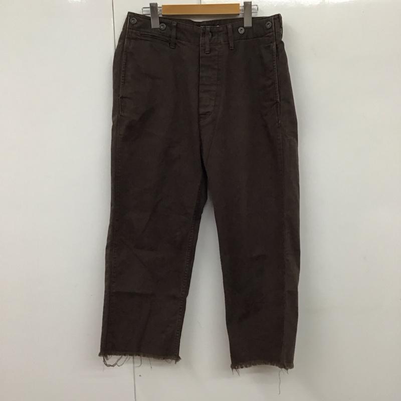 リーバイストラウスアンドコー Levi Strauss & co. パンツ デニム、ジーンズ デニムパンツ ワイドパンツ カジュアルパンツ 32インチ 無地 茶 / ブラウン /  メンズ USED 古着 中古 10130479