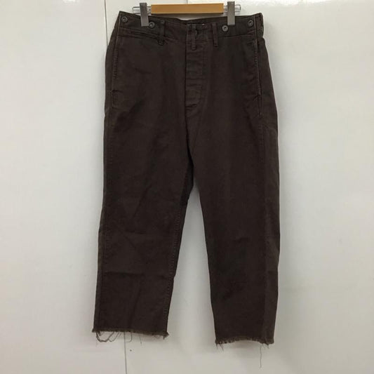 リーバイストラウスアンドコー Levi Strauss & co. パンツ デニム、ジーンズ デニムパンツ ワイドパンツ カジュアルパンツ 32インチ 無地 茶 / ブラウン /  メンズ USED 古着 中古 10130479