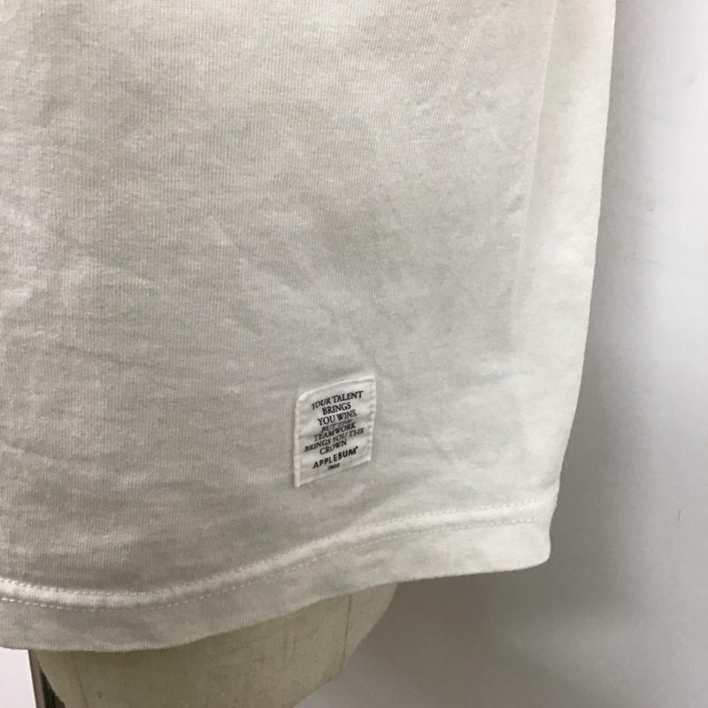 アップルバム APPLEBUM Tシャツ 半袖 半袖カットソー プリントTシャツ クルーネックカットソー XL プリント 白 / ホワイト /  メンズ USED 古着 中古 10115946