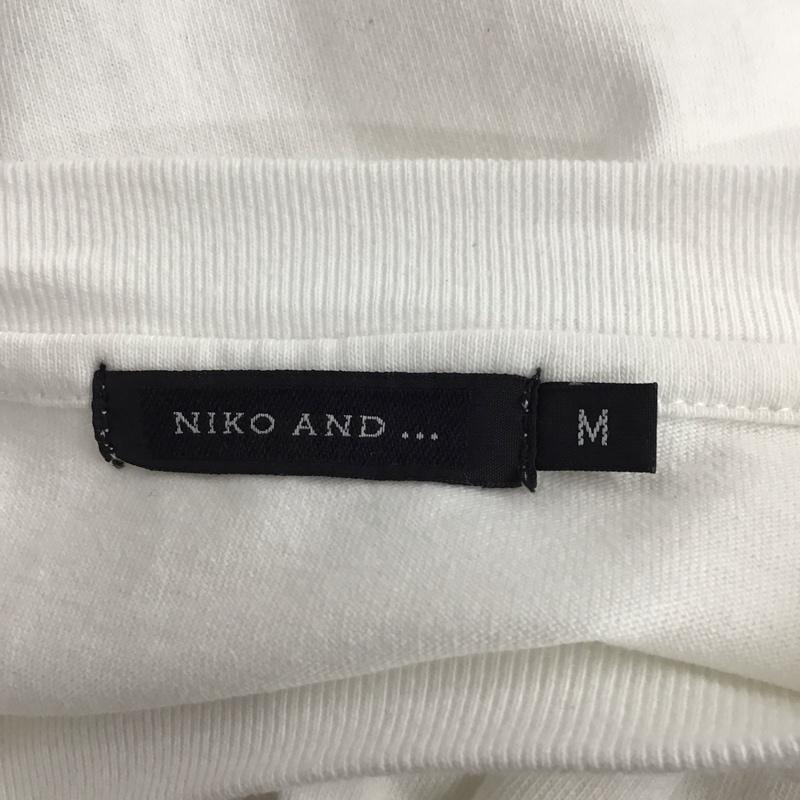 ニコアンド niko and... Tシャツ 長袖 アニマルモチーフプリントロンＴ M プリント 白 / ホワイト /  メンズ USED 古着 中古 10122210