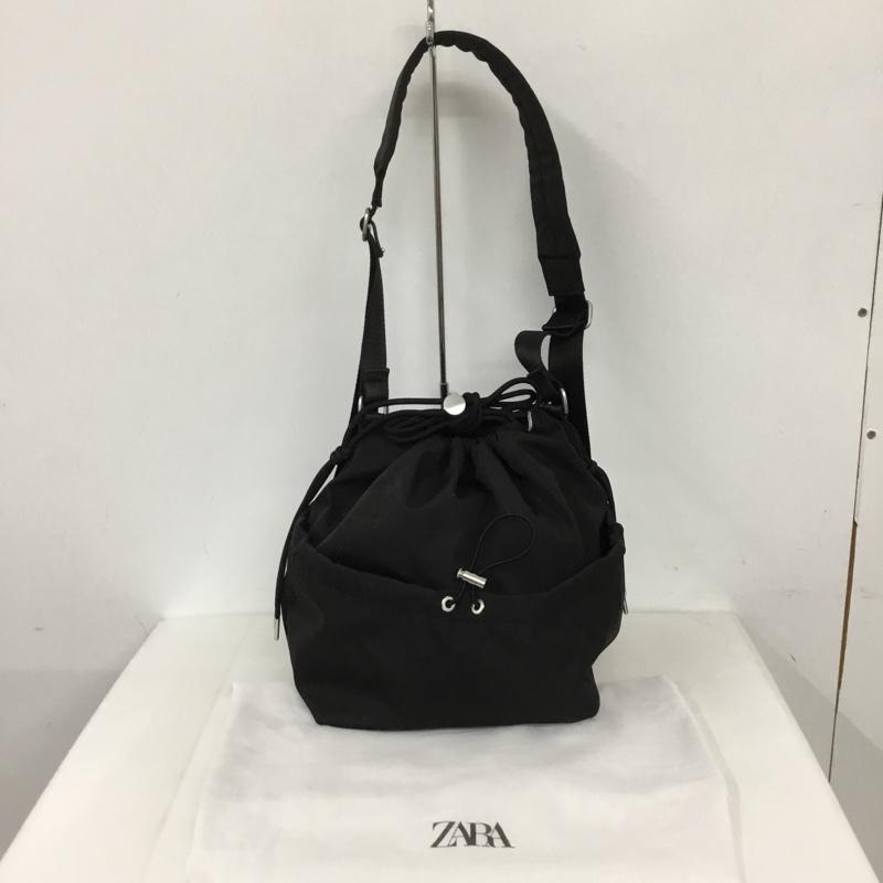 ザラ ZARA ショルダーバッグ ショルダーバッグ 6822 310 800 無地 黒 / ブラック /  レディース USED 古着 中古 10131059