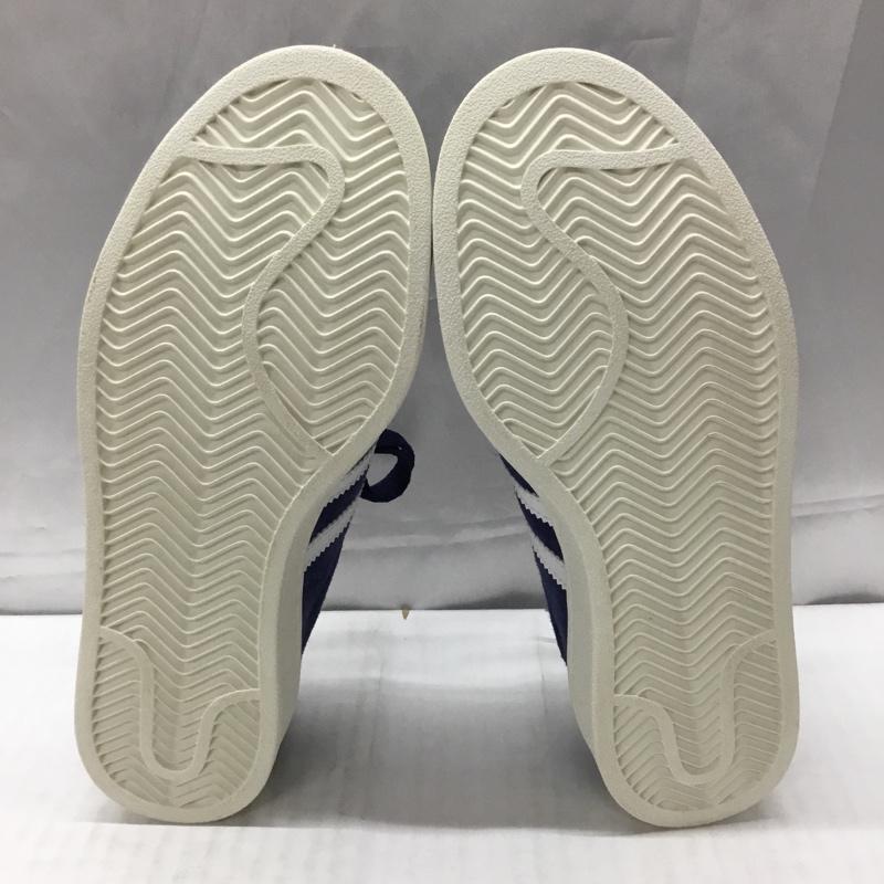 アディダス adidas スニーカー スニーカー BZ0086 Originals CAMPUS 23cm 23.0cm ロゴ、文字 紺 / ネイビー / X 白 / ホワイト /  レディース USED 古着 中古 10110609