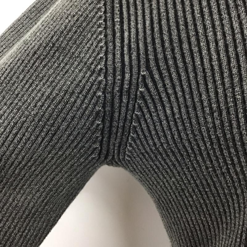 スライ SLY ワンピース ロングスカート 030eaa73-2250 CRUSHRIBワンピース 長袖ロングワンピース リブニット 1 無地 X ダメージ加工 黒 / ブラック /  レディース USED 古着 中古 10112194
