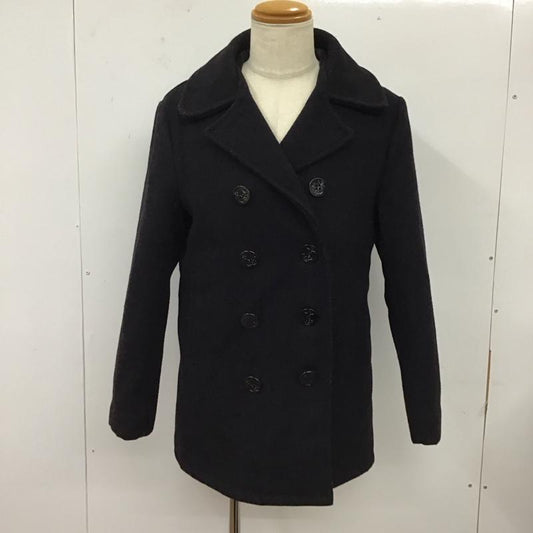 ショット schott コート ピーコート 740 36 無地 紺 / ネイビー /  メンズ USED 古着 中古 10119116