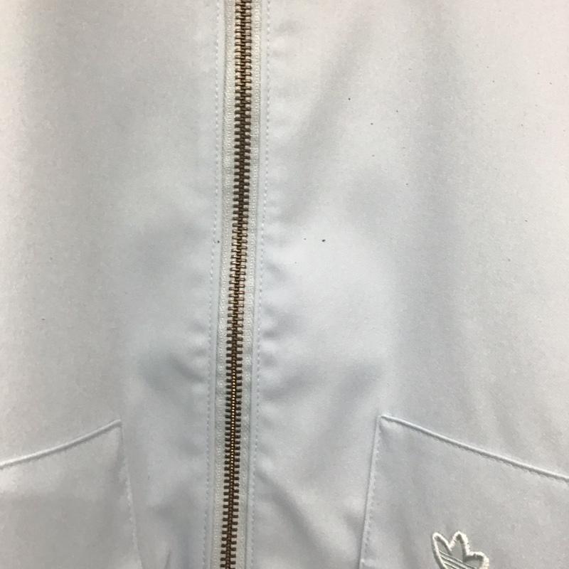 アディダス adidas ジャケット、上着 ジャケット、ブレザー hk2918 ジップアップジャケット アウター XL 無地 水色 / ライトブルー /  メンズ USED 古着 中古 10143149