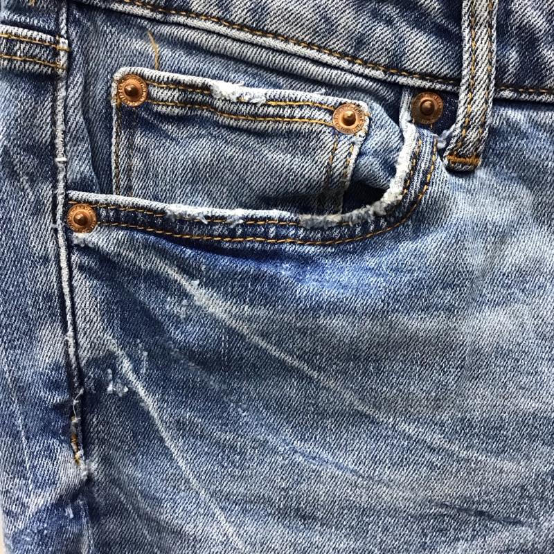ザラ ZARA パンツ デニム、ジーンズ 40 無地 水色 / ライトブルー /  レディース USED 古着 中古 10123436