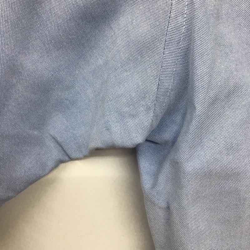 ポロバイラルフローレン Polo by RALPH LAUREN シャツ、ブラウス 長袖 長袖シャツ 無地シャツ カラーシャツ ボタンダウンシャツ ロゴ、文字 水色 / ライトブルー /  メンズ USED 古着 中古 10128667