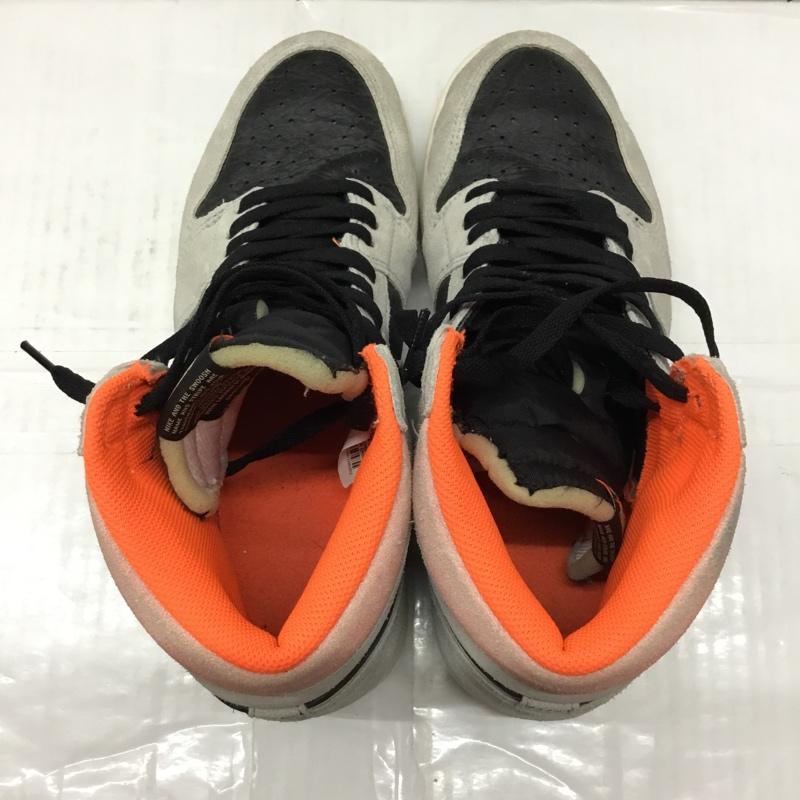 ナイキ NIKE スニーカー スニーカー 555088-018 AIR JORDAN 1 RETRO HIGH OG 28.5cm 箱有 28.5cm ロゴ、文字 黒 / ブラック / X 灰 / グレー / X 橙 / オレンジ /  メンズ USED 古着 中古 10106865