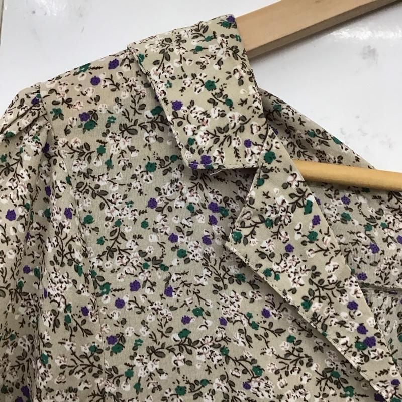 オリーブデオリーブ OLIVE des OLIVE ワンピース ロングスカート 1671300803 開襟 オープンカラー 半袖 FREE 花柄 マルチカラー / マルチカラー /  レディース USED 古着 中古 10119237