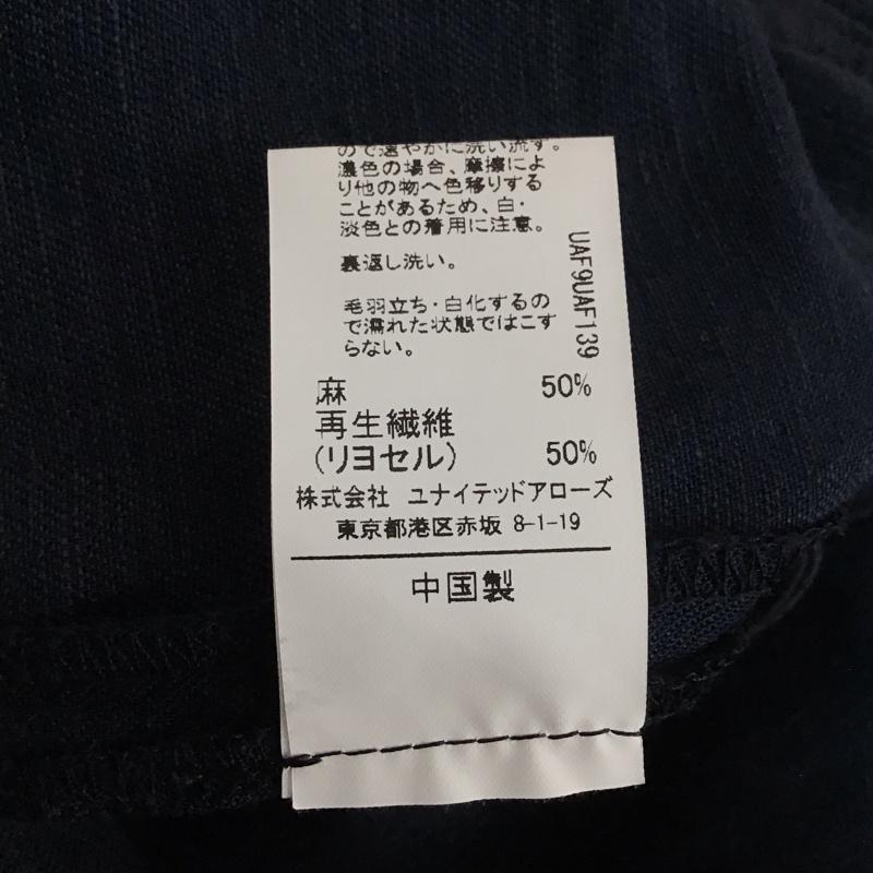 グリーンレーベルリラクシング green label relaxing サロペット・オーバーオール サロペット、オーバーオール 3626-105-1993 リヨセル フレアオールインワン 38 無地 紺 / ネイビー /  レディース USED 古着 中古 10133418