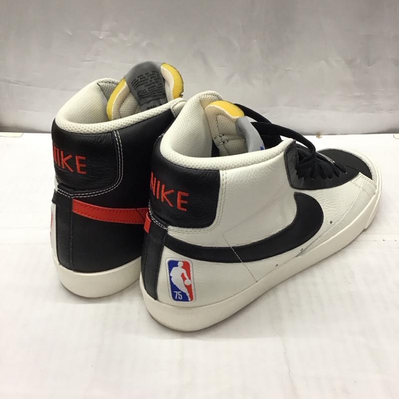 ナイキ NIKE スニーカー スニーカー DD8025-101 BLAZER MID 77 EMB 27.5cm 27.5cm ロゴ、文字 白 / ホワイト / X 黒 / ブラック / X 赤 / レッド /  メンズ USED 古着 中古 10117935