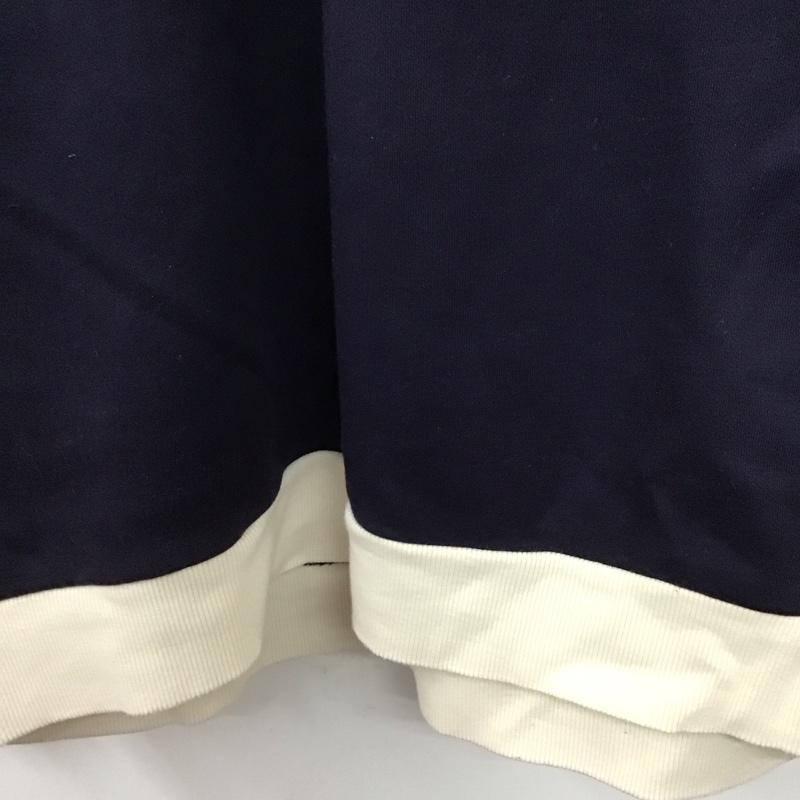 ニコアンド niko and... トレーナー 長袖 長袖トレーナー スウェット クルーネック プルオーバー L ロゴ、文字 白 / ホワイト / X 紺 / ネイビー /  メンズ USED 古着 中古 10144955