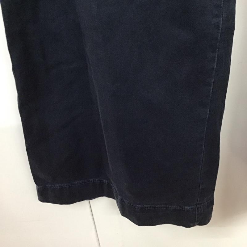 アバクロンビーアンドフィッチ ABERCROMBIE&FITCH パンツ チノパン ストレッチ 4 ワンポイント 紺 / ネイビー /  レディース USED 古着 中古 10112952