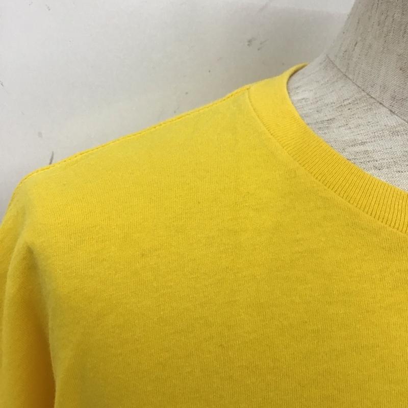 ポロスポーツラルフローレン POLOSPORT Tシャツ 半袖 クルーネック XL ロゴ、文字 黄 / イエロー /  メンズ USED 古着 中古 10110962