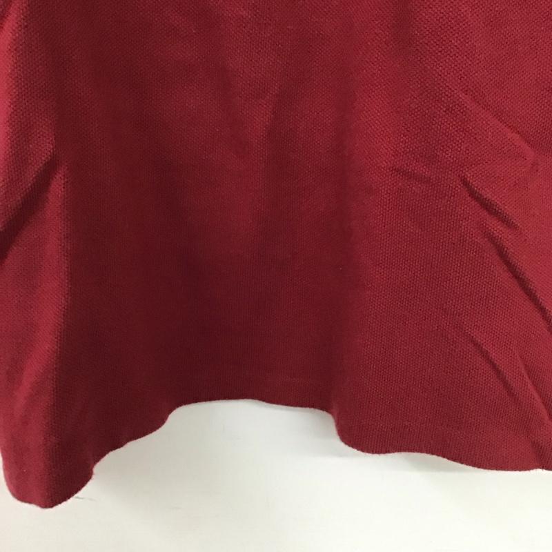 フレッドペリー FRED PERRY ポロシャツ 半袖 イングランド 90 36 無地 えんじ / ワインレッド /  レディース USED 古着 中古 10150814