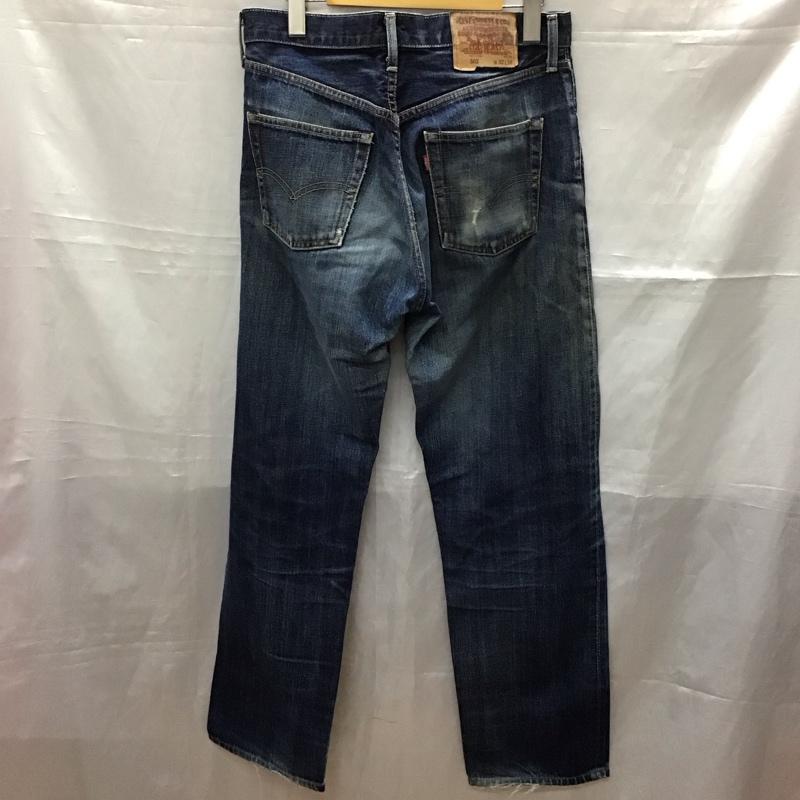 リーバイストラウスアンドコー Levi Strauss & co. パンツ デニム、ジーンズ デニムパンツ ストレートパンツ ワイドパンツ カジュアルパンツ 32インチ 無地 インディゴ / インディゴ /  メンズ USED 古着 中古 10113581