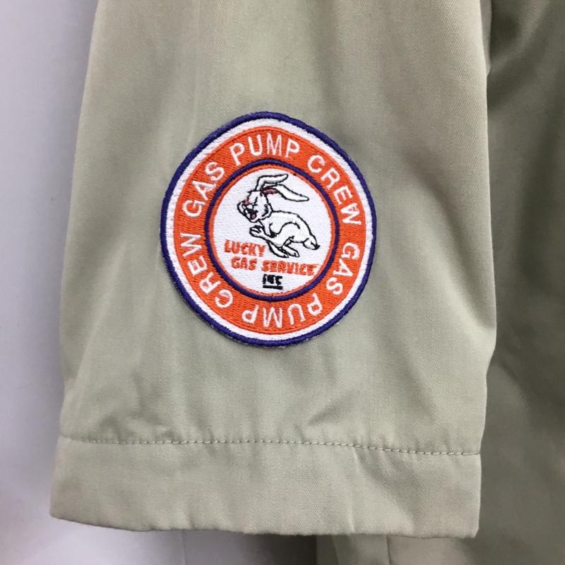 フリークスストア FREAK S STORE シャツ、ブラウス 半袖 半袖シャツ カラーシャツ 半袖カットソー ワッペンシャツ S ロゴ、文字 ベージュ / ベージュ /  メンズ USED 古着 中古 10120831