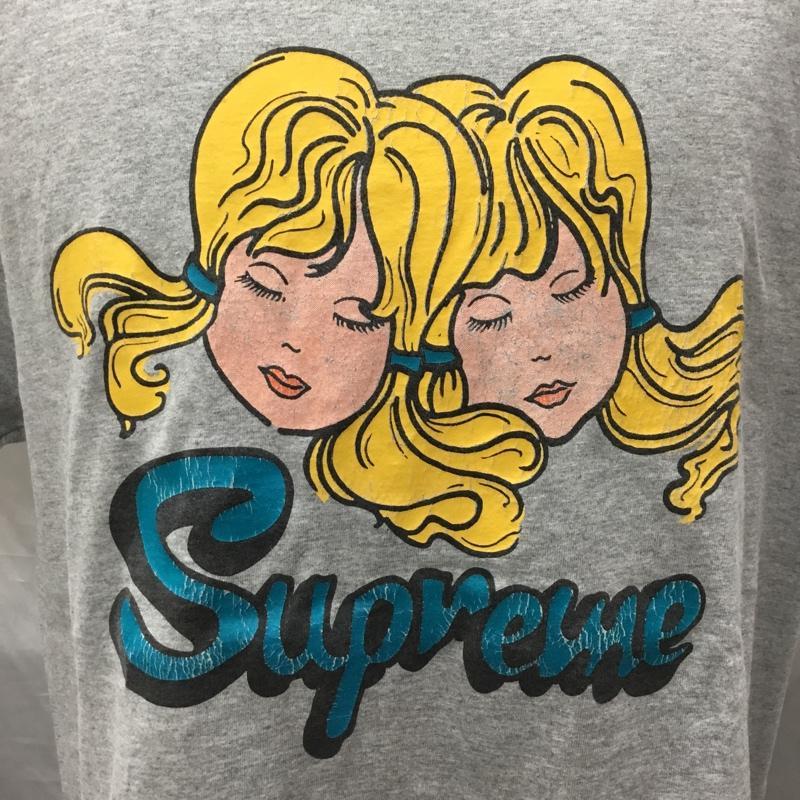 シュプリーム Supreme Tシャツ 半袖 13FW TwinsTee 半袖カットソー プリントTシャツ L プリント 灰 / グレー /  メンズ USED 古着 中古 10122923