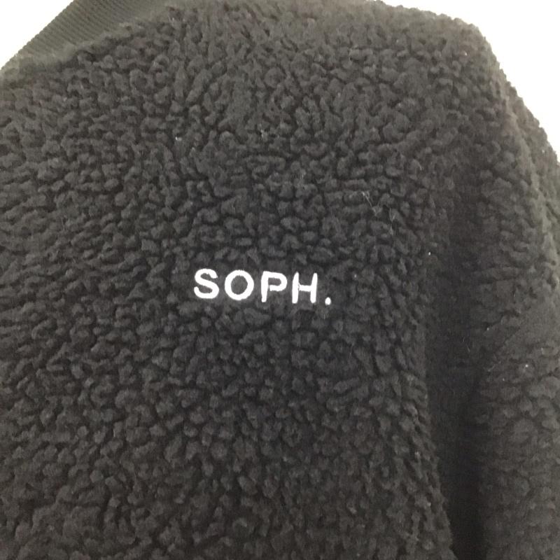 ジーユー GU ジャケット、上着 ジャンパー、ブルゾン 341-341258 SOPH 1MW ボア L ロゴ、文字 黒 / ブラック /  メンズ USED 古着 中古 10106929