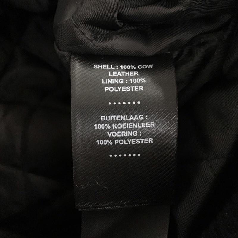 ハーレーダビッドソン Harley-Davidson ジャケット、上着 ジャケット、ブレザー 97008-24vm/000l JacketLeatherBlackBeauty レザージャケット L ロゴ、文字 黒 / ブラック /  メンズ USED 古着 中古 10137832