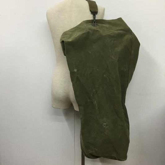 古着 USED バッグ バッグ ミリタリーバッグ ランドリーバッグ ロゴ、文字 カーキ / カーキ /  メンズ USED 古着 中古 10142824