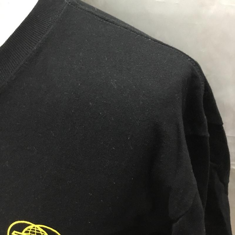 ザネットワークビジネス THE NETWORK BUSINESS Tシャツ 半袖 半袖カットソー プリントTシャツ クルーネックカットソー L ロゴ、文字 黒 / ブラック /  メンズ USED 古着 中古 10114043