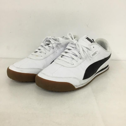 プーマ PUMA スニーカー スニーカー 397452-02 TURINO 2 25cm 25.0cm ロゴ、文字 白 / ホワイト / X 黒 / ブラック /  レディース USED 古着 中古 10144317