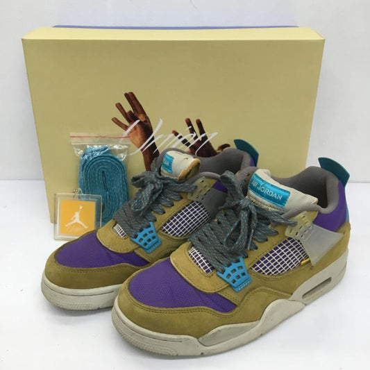 ナイキ NIKE スニーカー スニーカー UNION ユニオン AIR JORDAN 4 RETRO SPエア ジョーダン 4 レトロ DJ5718-300 26.0cm ロゴ、文字 マルチカラー / マルチカラー /  メンズ USED 古着 中古 10107076