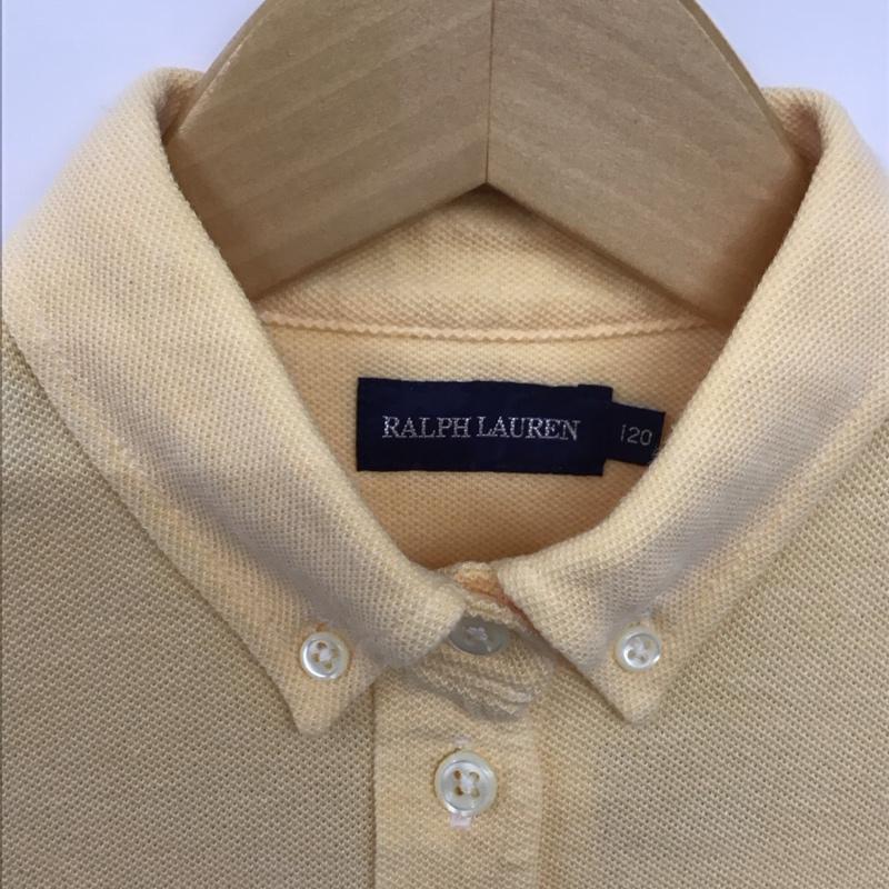 ラルフローレン RALPHLAUREN ワンピース ミニスカート 120cm ワンポイント 橙 / オレンジ /  ガールズ USED 古着 中古 10136961