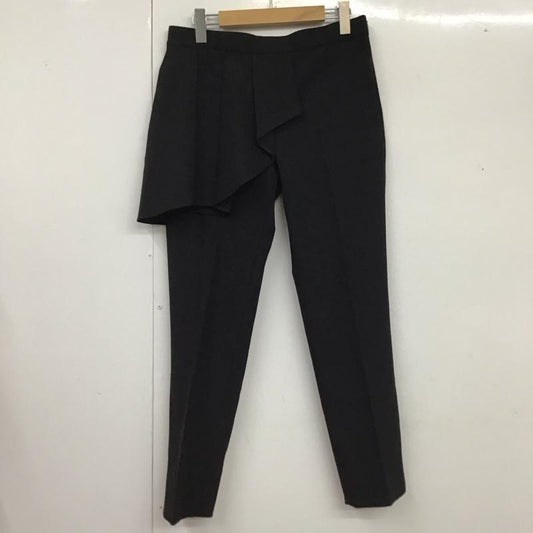 ニールバレット NEIL BARRETT ボトムス ボトムス PNPA342 A014 ストレートパンツ プリーツ 40 無地 黒 / ブラック /  レディース USED 古着 中古 10119390