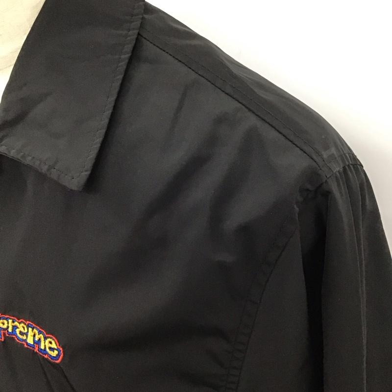 シュプリーム Supreme ジャケット、上着 ジャケット、ブレザー ナイロンジャケット カラージャケット アウター L ロゴ、文字 黒 / ブラック /  メンズ USED 古着 中古 10123143