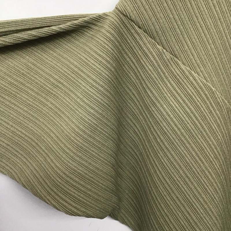 オズモーシス OSMOSIS カットソー 長袖 792006-680T バックロングドレーププルオーバー ONE SIZE 無地 カーキ / カーキ /  レディース USED 古着 中古 10142700