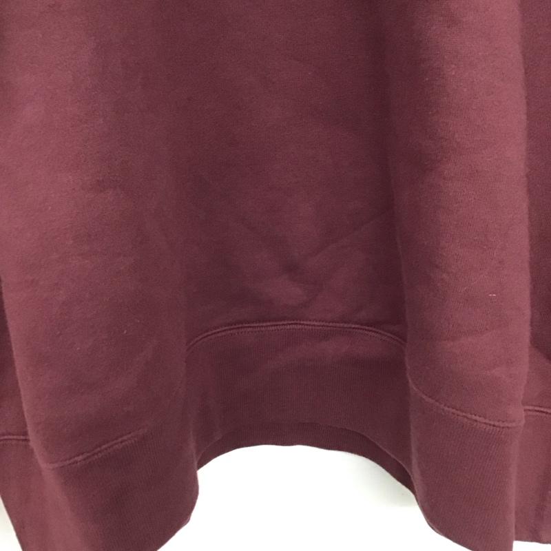 パレス PALACE トレーナー 長袖 長袖トレーナー スウェット クルーネック プルオーバー L ロゴ、文字 えんじ / ワインレッド /  メンズ USED 古着 中古 10141768