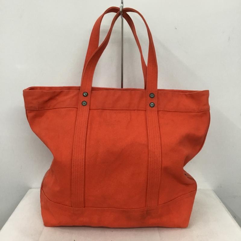ポロラルフローレン POLO RALPH LAUREN トートバッグ トートバッグ ビッグポニー キャンバス 刺繍 橙 / オレンジ /  メンズ USED 古着 中古 10140205