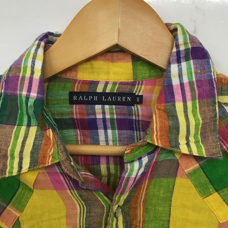 ラルフローレン RALPHLAUREN シャツ、ブラウス 長袖 9 チェック マルチカラー / マルチカラー /  レディース USED 古着 中古 10140363