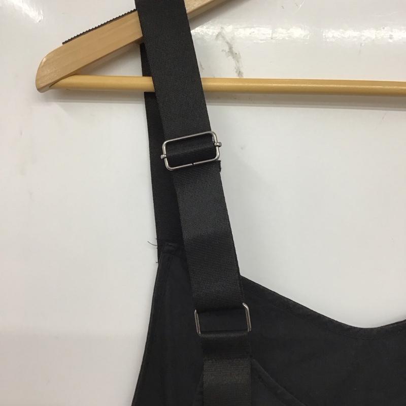 ジーナシス JEANASIS ワンピース ロングスカート js071523mw ノースリーブワンピース ジャンパースカート FREE 無地 黒 / ブラック /  レディース USED 古着 中古 10149092