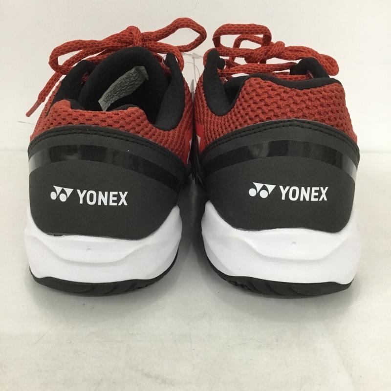 ヨネックス YONEX スニーカー スニーカー SHTSWGC テニスシューズ パワークッション ソニケージワイド GC 27cm 27.0cm ロゴ、文字 赤 / レッド / X 白 / ホワイト / X 黒 / ブラック /  メンズ USED 古着 中古 10142486