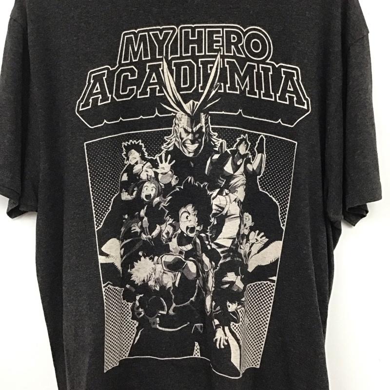 古着 USED Tシャツ 半袖 半袖カットソー プリントTシャツ クルーネックカットソー XL プリント 黒 / ブラック /  メンズ USED 古着 中古 10134558