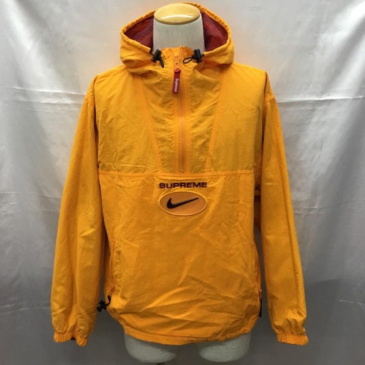 シュプリーム Supreme パーカー 長袖 20AW Supreme×NIKE JewelReversibleRipstopAnorak プルオーバー リバーシブル S ロゴ、文字 橙 / オレンジ /  メンズ USED 古着 中古 10109411