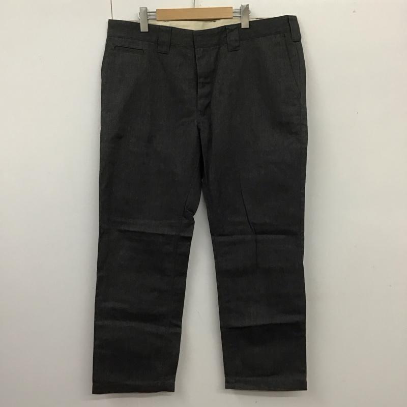 ディッキーズ Dickies パンツ ワークパンツ、ペインターパンツ チノパン カジュアルパンツ ワイドパンツ ストレートパンツ 38 無地 灰 / グレー /  メンズ USED 古着 中古 10110440