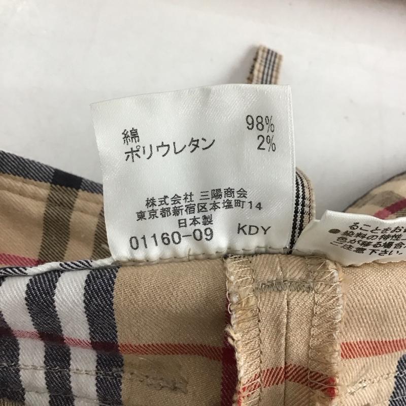 バーバリーブルーレーベル BURBERRY BLUE LABEL パンツ ショートパンツ ハーフパンツ 38 チェック マルチカラー / マルチカラー /  レディース USED 古着 中古 10141286