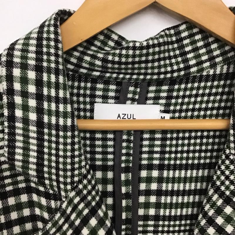 アズール AZUL コート コート一般 250das30-062i ロングコート アウター チェスターコート M チェック マルチカラー / マルチカラー /  レディース USED 古着 中古 10143715