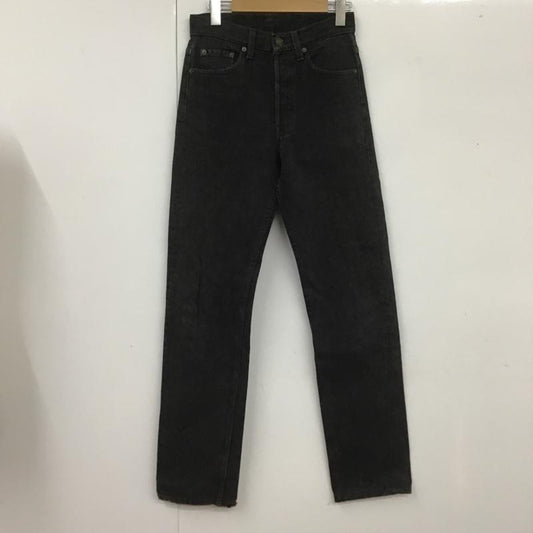 リーバイストラウスアンドコー Levi Strauss & co. パンツ デニム、ジーンズ デニムパンツ ストレートパンツ カジュアルパンツ 501 90s USA製 後染め 27インチ 無地 黒 / ブラック /  メンズ USED 古着 中古 10105778