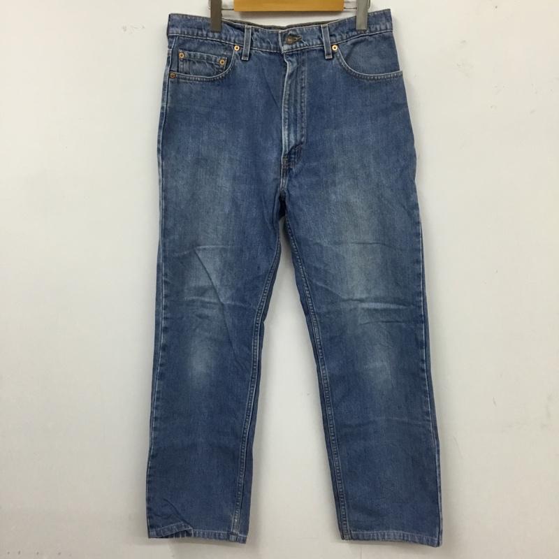 リーバイストラウスアンドコー Levi Strauss & co. パンツ デニム、ジーンズ デニムパンツ ストレートパンツ ワイドパンツ カジュアルパンツ 36 無地 インディゴ / インディゴ /  メンズ USED 古着 中古 10116232